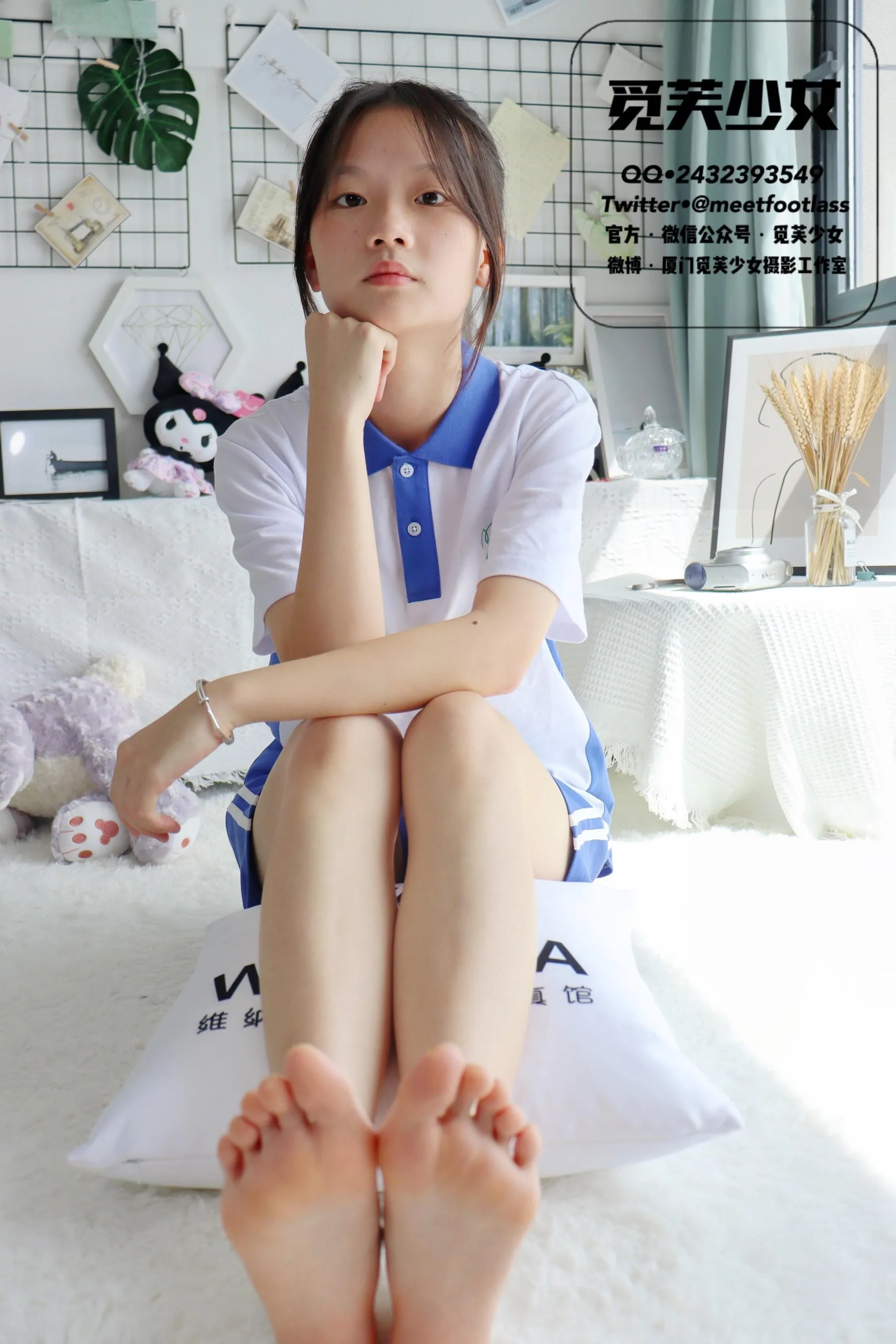 [觅芙少女]NO.002 怀念17岁的校服与蝉鸣交织的夏天 [106P]插图